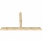 Ekena Millwork Portland Rough Sawn Timber Gable Bracket, Douglas Fir, 96"W x 60"H x 4"D x 6"F, 15/12 Pitch GBW096X60X0406POR00RDF - alternate 5